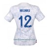 Camiseta de fútbol Francia Christopher Nkunku 12 Segunda Equipación Mundial 2022 - Mujer